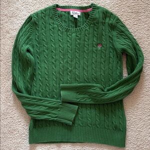 Lilly Pulitzer white label Cable Knit Sweater